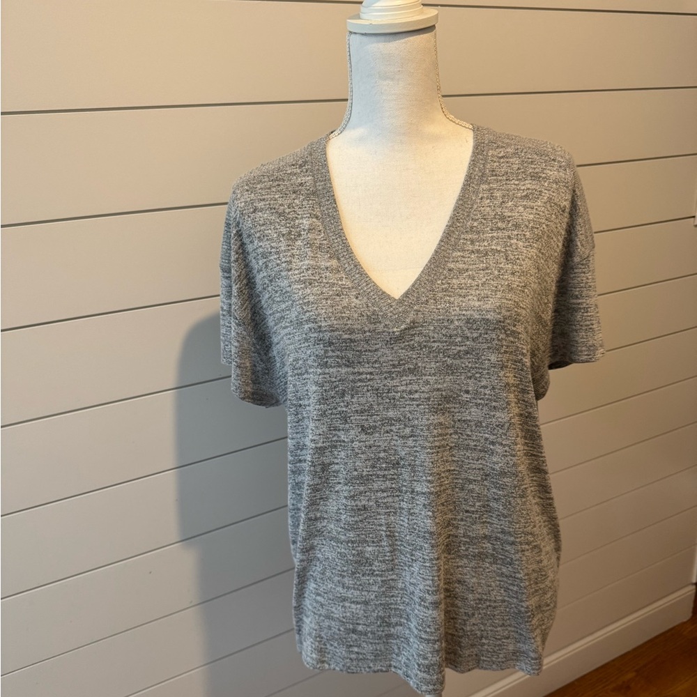 rag & bone Heather Gray V-Neck Tee